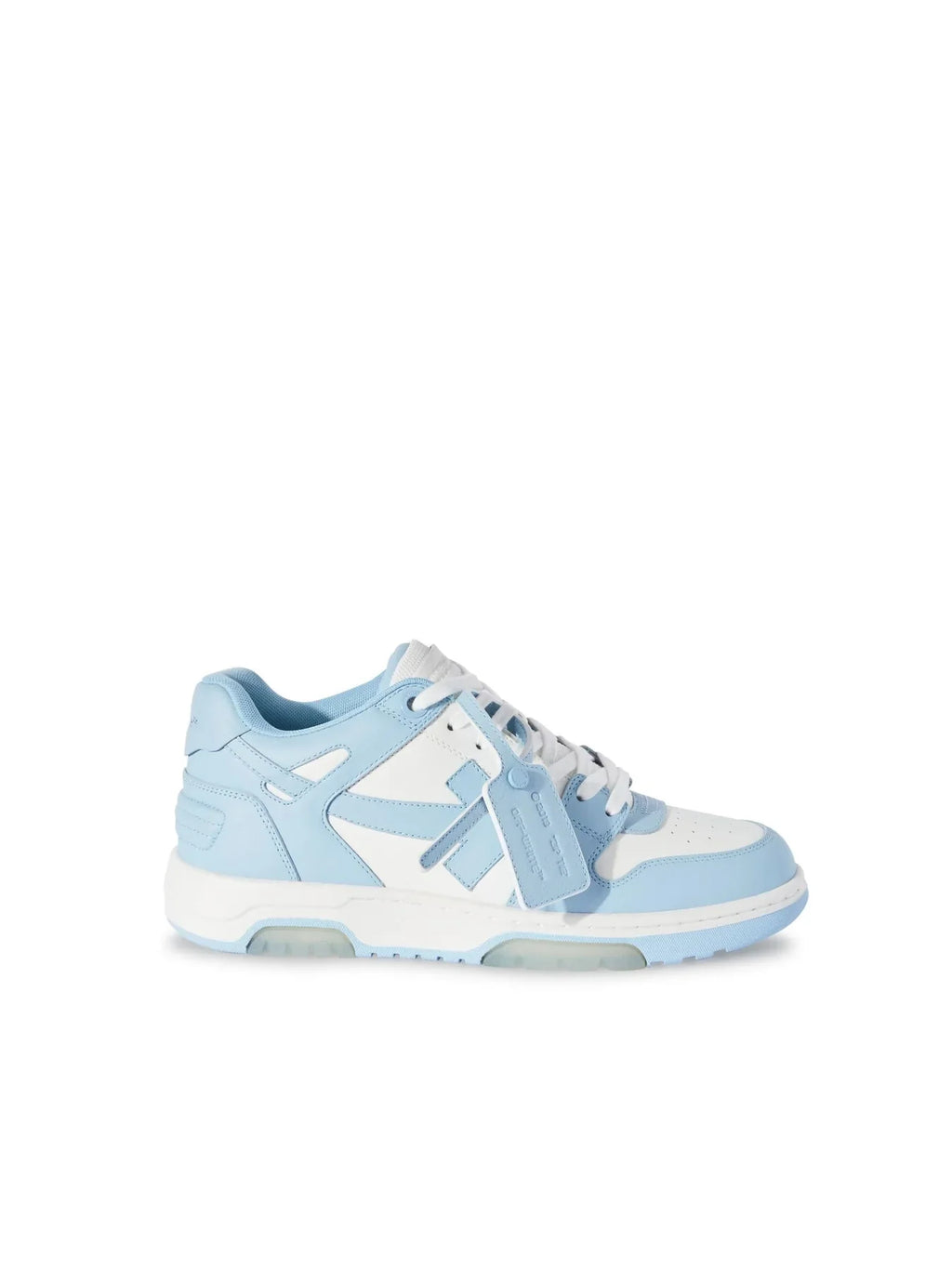 "Off" Sneaker Baby Blue/White