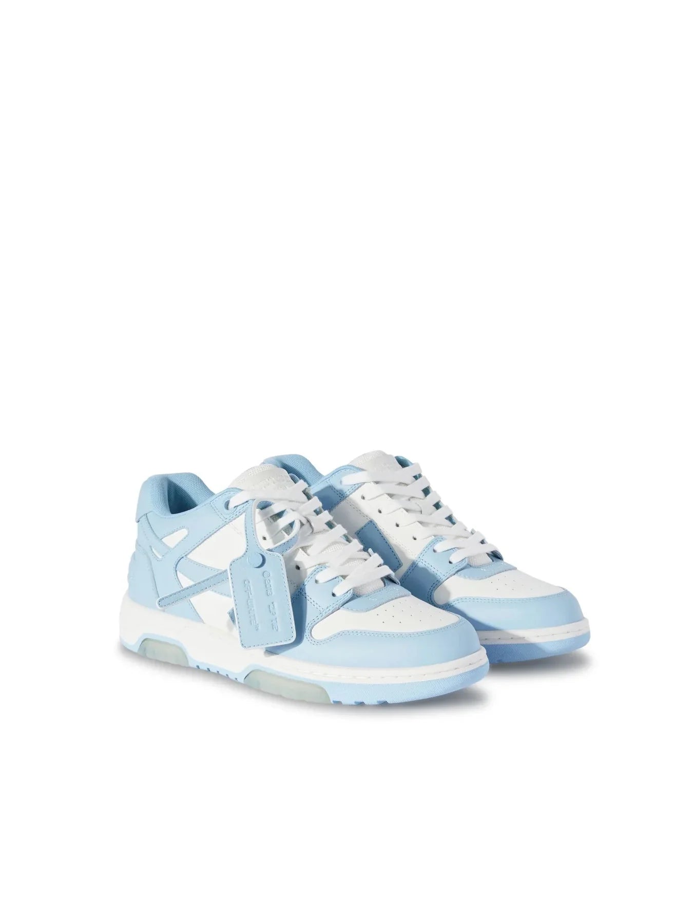 "Off" Sneaker Baby Blue/White