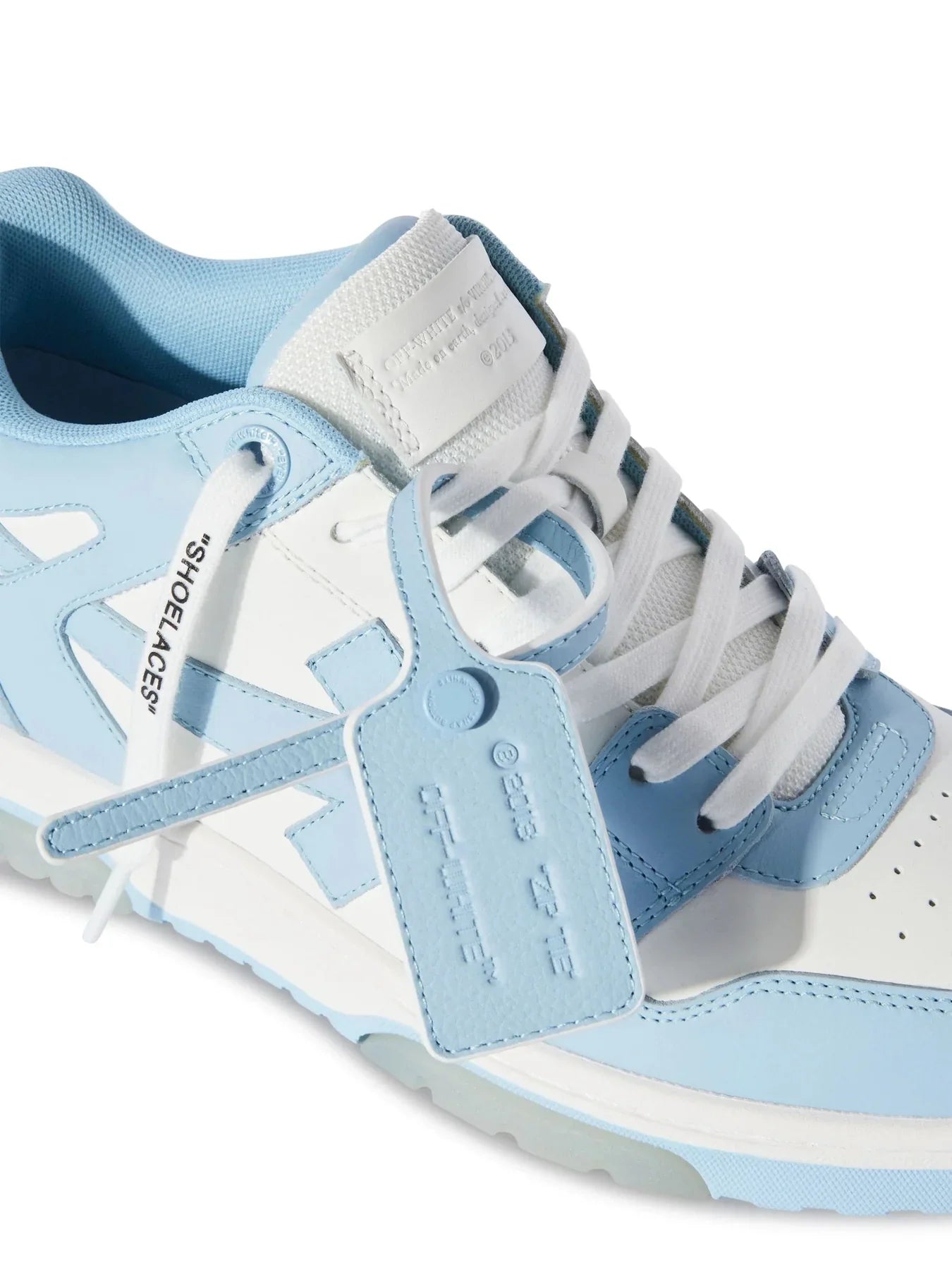 "Off" Sneaker Baby Blue/White