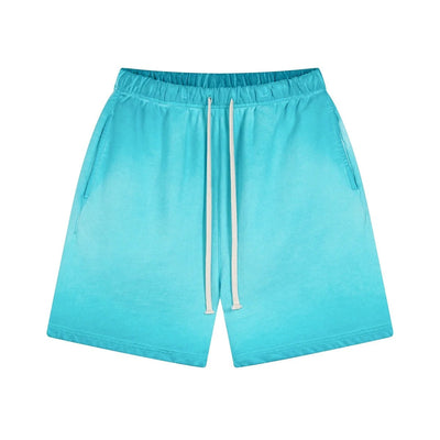 Calivare Turquoise Washed Shorts