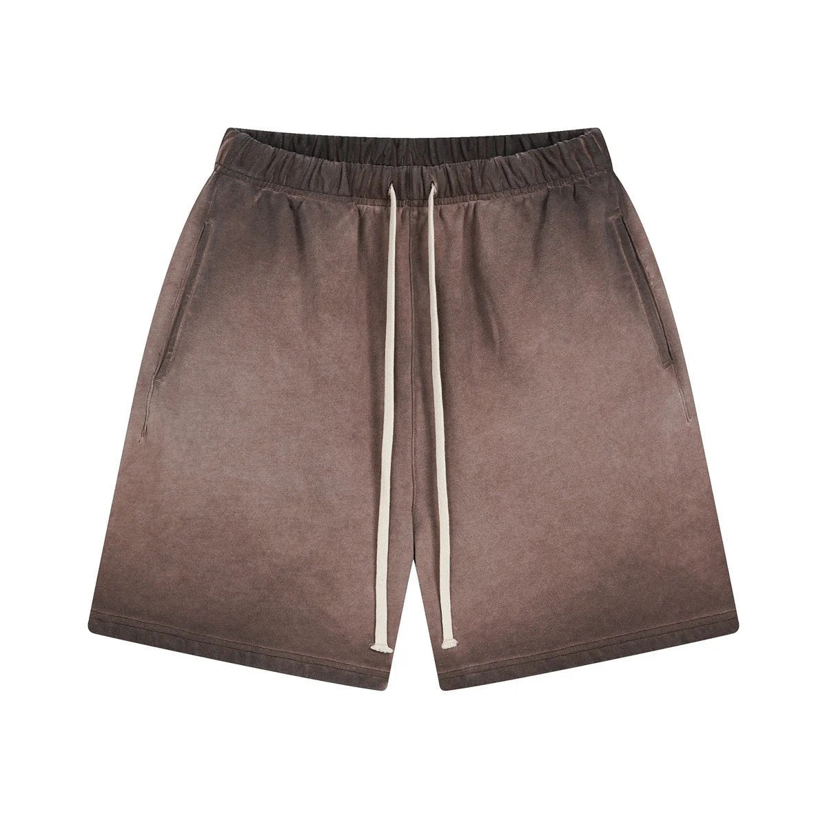Calivare Brown Washed Shorts