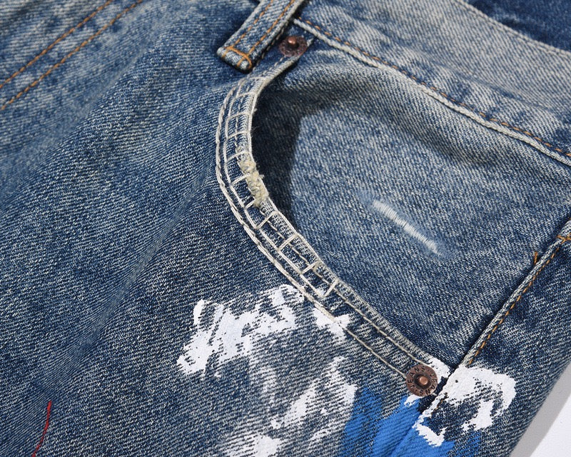 Wavy Flared Denim