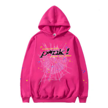 "Sp5der" Hoodie Pink