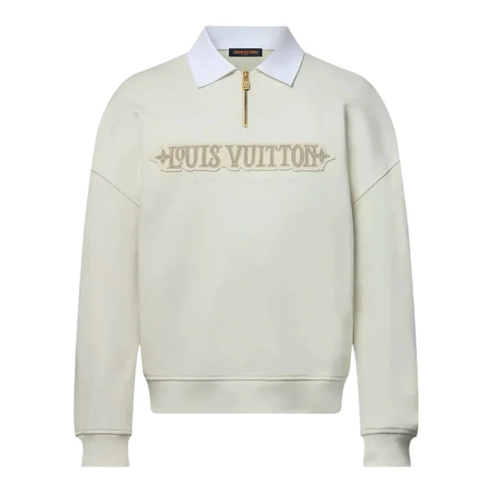 "LV" collar sweater